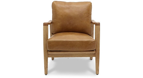 Reid Armchair - Tan Leather